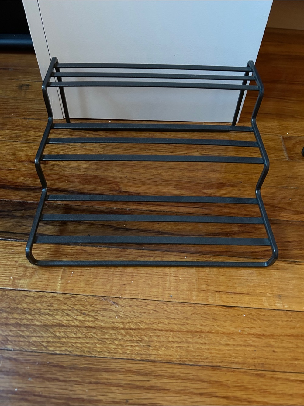 3-Tier Black Metal Display Spice Shelf
